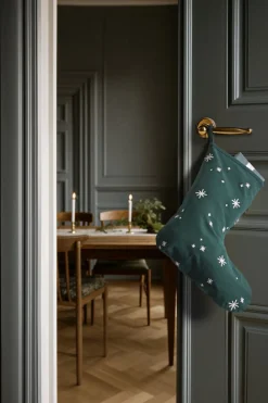 Juna Christmas Fable Julestrømpe H45 grøn Best