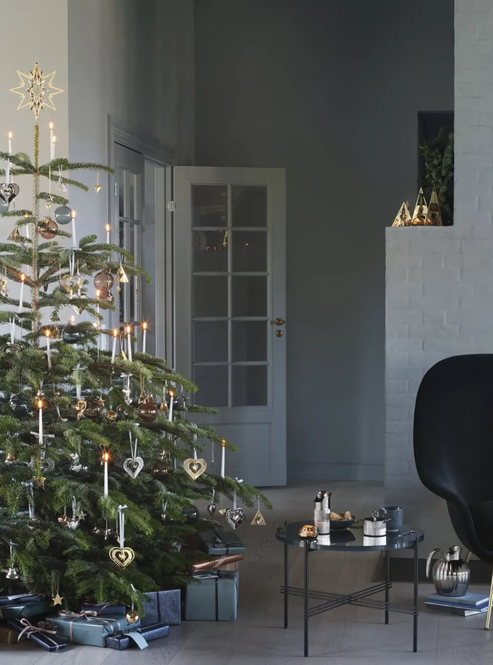 Georg Jensen CHRISTMAS MOBILE MISTLETOE 18 KT GOLD PLATED