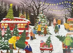 ViSSEVASSE Christmas Trees & Snowflakes - puslespilsjulekalender med 10 Hot