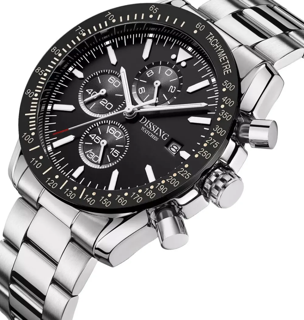 Dissing Chrono D1303 Sølv Sale