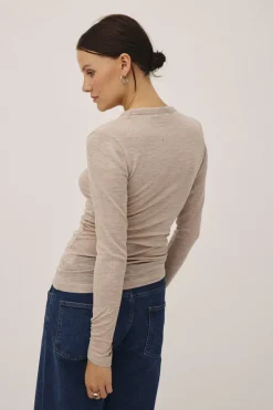 Magasin du Nord Collection Cilla 1 RWS - Merino wool Sand Discount