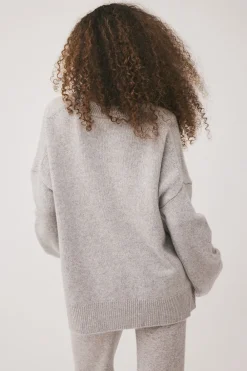 Magasin du Nord Collection Classic 3 - 100% Cashmere Light grey melange Sale