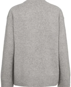 Magasin du Nord Collection Classic 2 - 100% Cashmere Light grey melange Discount