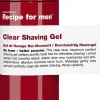 Clear Shaving Gel 100 ml.>Recipe For Men Hot