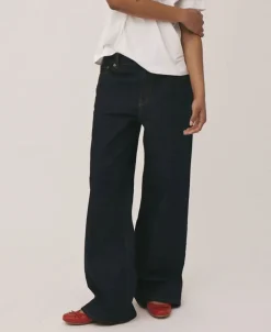 Magasin du Nord Collection Cleo M123 Wide Dark blue denim Best