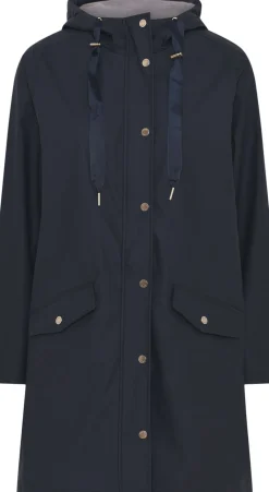 Micha Coat_ Rain Coat Navy Clearance
