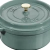 Staub Cocotte 24 cm Eukalyptus Støbejern Hot