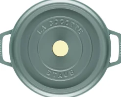 Staub Cocotte 24 cm Eukalyptus Støbejern Hot