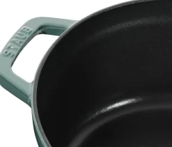 Staub Cocotte 24 cm Eukalyptus Støbejern Hot