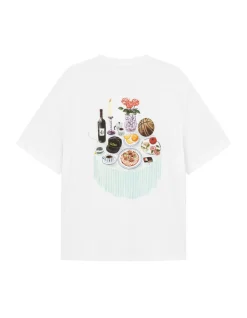 Les Deux Cole Table T-Shirt White Hot