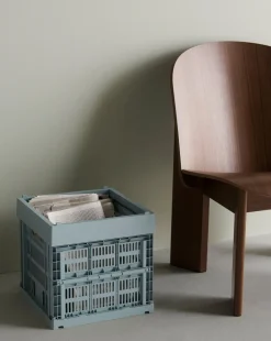 Hay Colour Crate, Cube Dusty blue Best