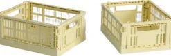 Hay Colour Crate, Mini, 2 stk. Light yellow Discount