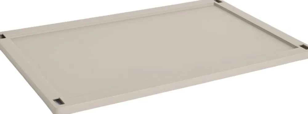 Hay Colour Crate Plastic Lid, Large Warm grey Sale