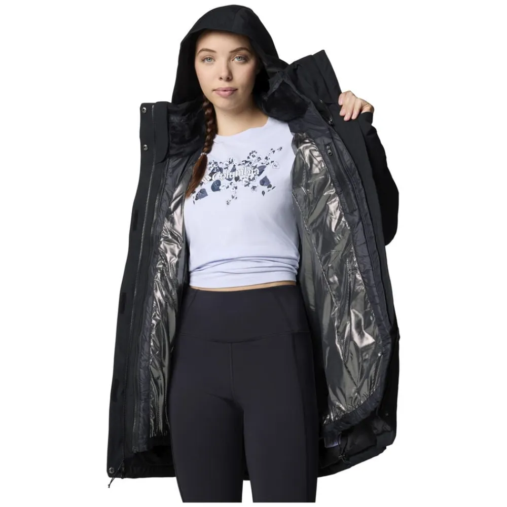 Columbia Pulaski II Interchange 3-i-1 vinterjakke, dame Sort Online