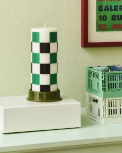 Hay Column Candleholder-Medium