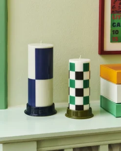 Hay Column Candleholder-Medium