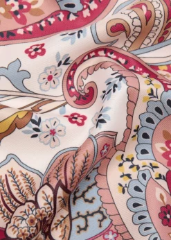 MANGO Combined design scarf Pink Clearance