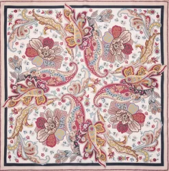 MANGO Combined design scarf Pink Clearance