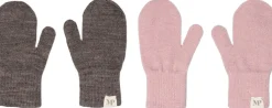 mpKids Comfy mittens 2-pack Mix denver mel alt rosa