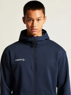 Craft Community 2. 0 Full Zip Hættetrøje Blå Best