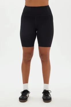 Compressive High-Rise Bike Shorts><noscript><img width=