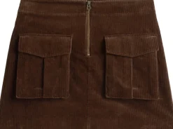 Tommy Hilfiger CORDUROY MINI SKIRT Legacy brown Online