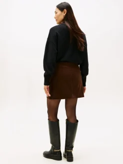 Tommy Hilfiger CORDUROY MINI SKIRT Legacy brown Online