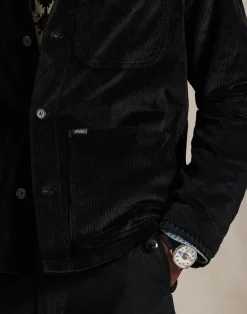 Polo Ralph Lauren Corduroy Utility Overshirt Sort Clearance