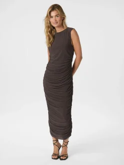 Dame Neo Noir Corilina Solid Mesh Dress