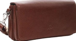 ADAX Cormorano shoulder bag Naina Walnut Hot