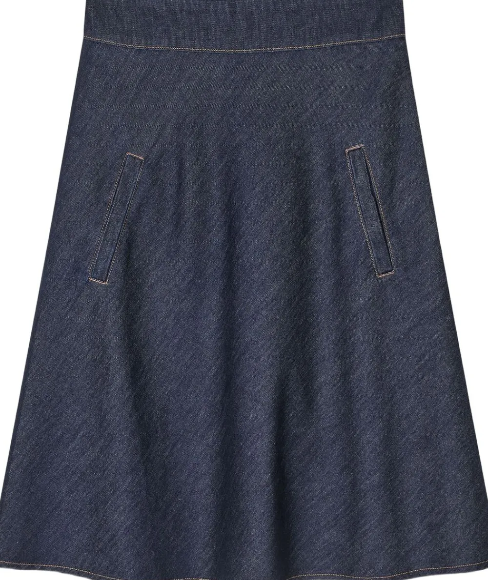 Cosy Denim Stelly Skirt>Mads Nørgaard - Copenhagen Outlet