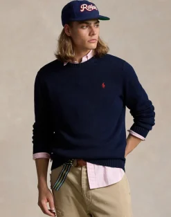 Cotton Crewneck Sweater>Polo Ralph Lauren Sale