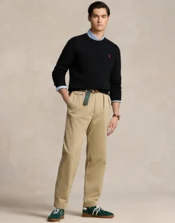 Polo Ralph Lauren Cotton Crewneck Sweater Sort Online