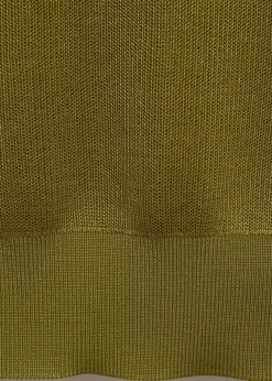 MANGO Cotton polo shirt with microstructu Green Best