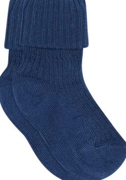 mpKids Cotton rib baby socks True blue Clearance