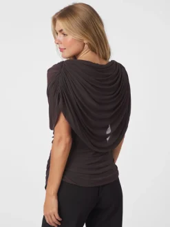 Cottuna Drapy Mesh Top>Neo Noir Discount