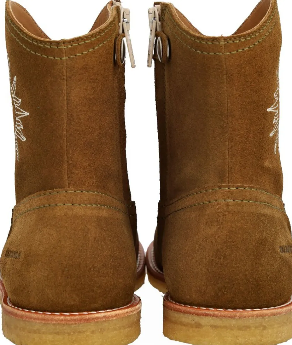 Cowboy støvle med sol- og månebrode>ANGULUS Discount