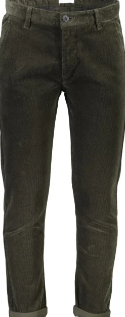 Lindbergh Cropped corduroy pants Gr&oslash;n Sale