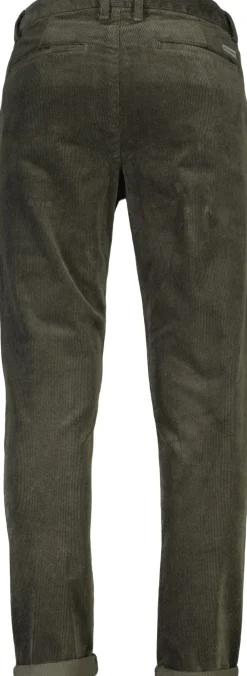 Lindbergh Cropped corduroy pants Gr&oslash;n Sale