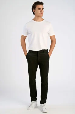 Lindbergh Cropped corduroy pants Gr&oslash;n Sale