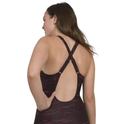 Speedo CROSSBACK PRINTED 1 PIECE Multifarvet Discount