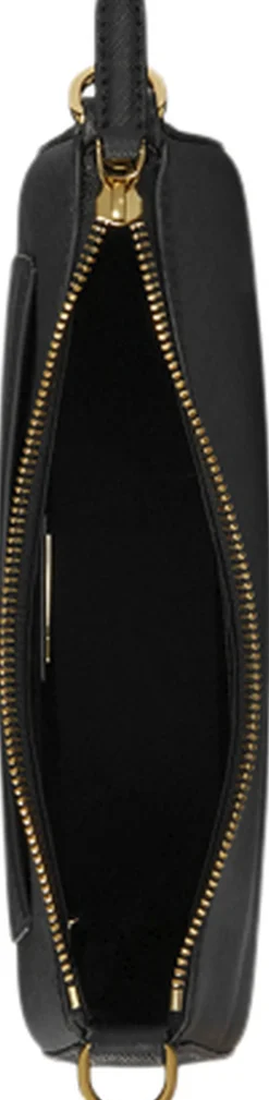 Dame Lauren Ralph Lauren Crosshatch Leather Medium Danni Bag