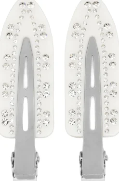 SUI AVA Crystal Clips // 2 pcs White Hot
