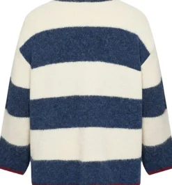 Dame Wasabiconcept Curvy WA-JOLIE 1 Pullover Blå