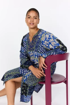 Curvy WA-NEA 3 Kjole Blå>Wasabiconcept Hot