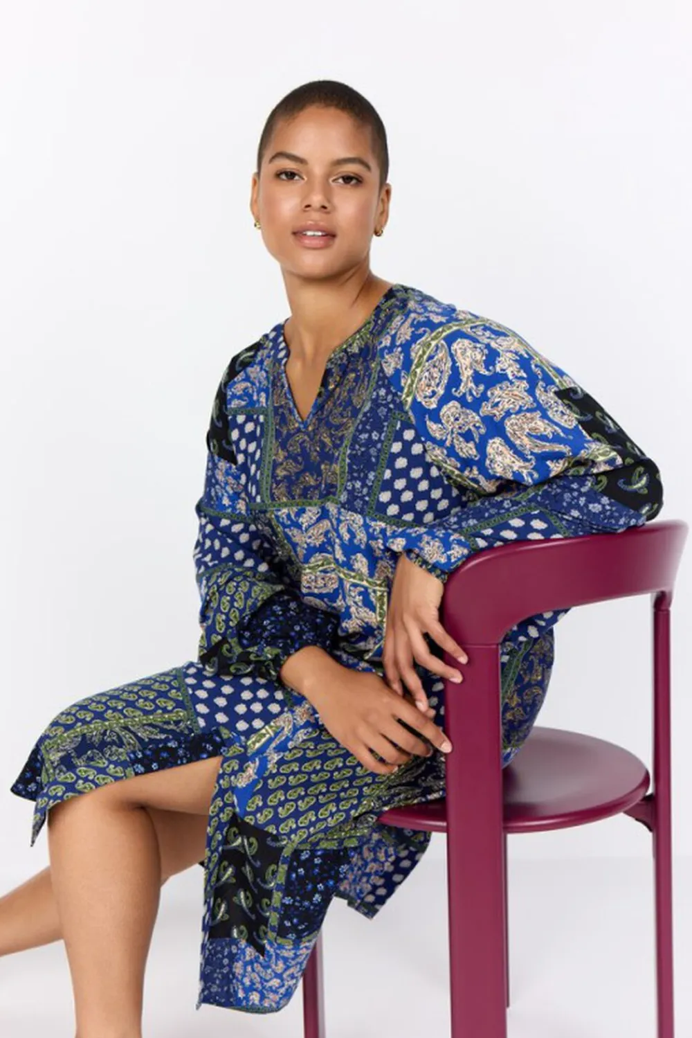 Curvy WA-NEA 3 Kjole Blå>Wasabiconcept Hot