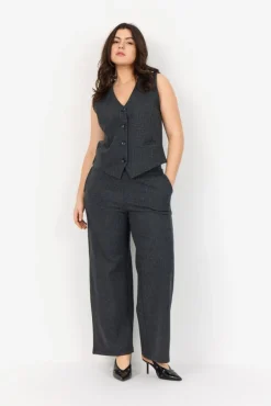 Curvy WA-NOIDA 3 Bukser Mørk brun>Wasabiconcept Online