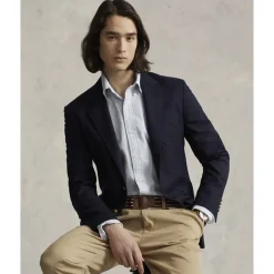 Polo Ralph Lauren Custom Fit Oxford Shirt Blue/white stripe Clearance