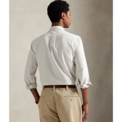 Custom Fit Striped Oxford Shirt><noscript><img width=