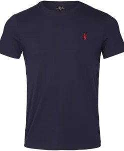 Polo Ralph Lauren Custom Slim Fit Jersey Crewneck T-Shirt Ink Outlet